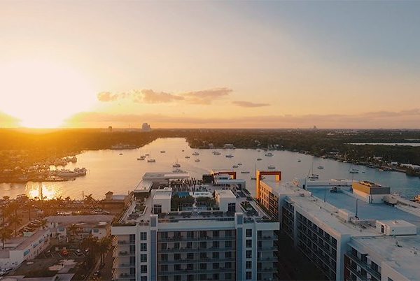 Drone Hyperlapse in Hollywood Beach FL